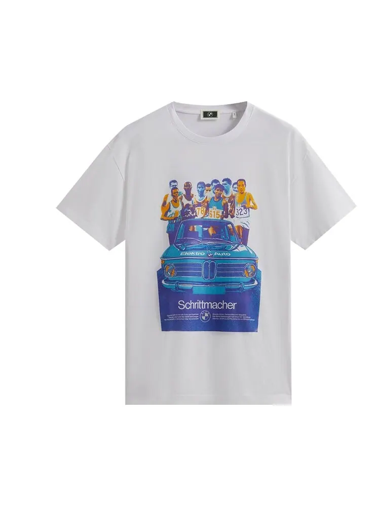 Футболка Kith For BMW Schrittmacher Vintage Tee 'White' — изображение 1 из 2, белый