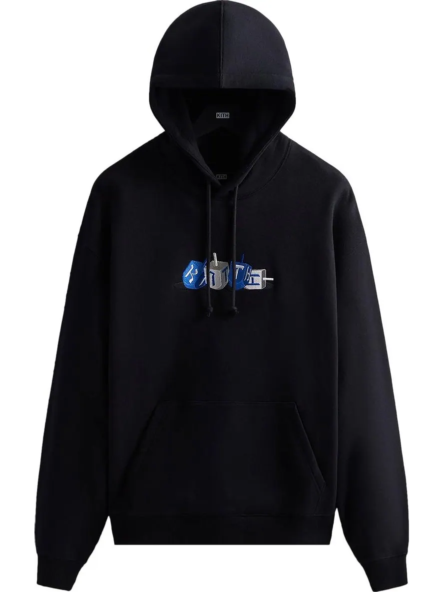 Худи Kith Dreidel Hoodie 'Black' — изображение 1 из 1, черный