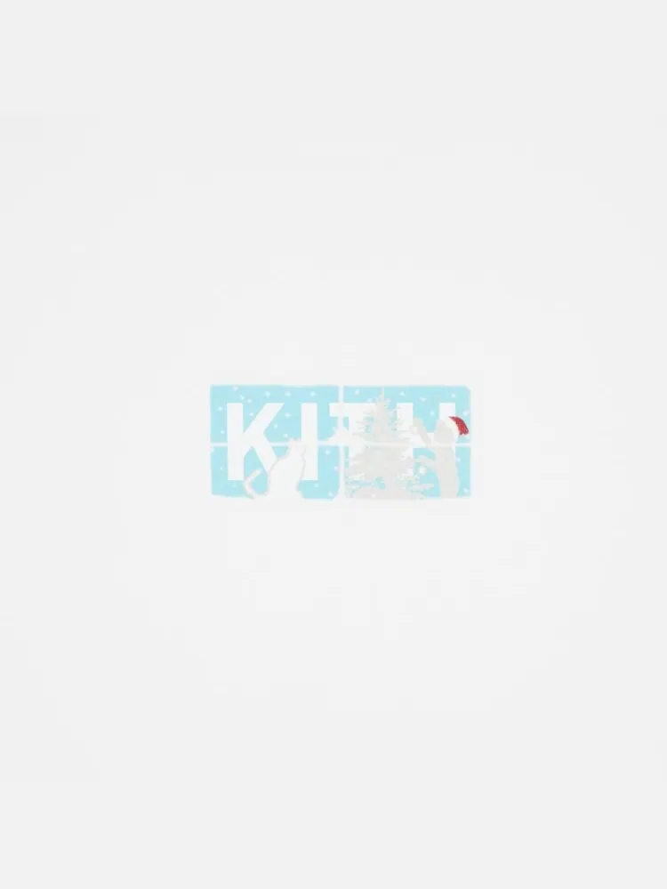 Футболка Kith Kithmas Scenic Logo Tee 'White' — изображение 3 из 3, белый