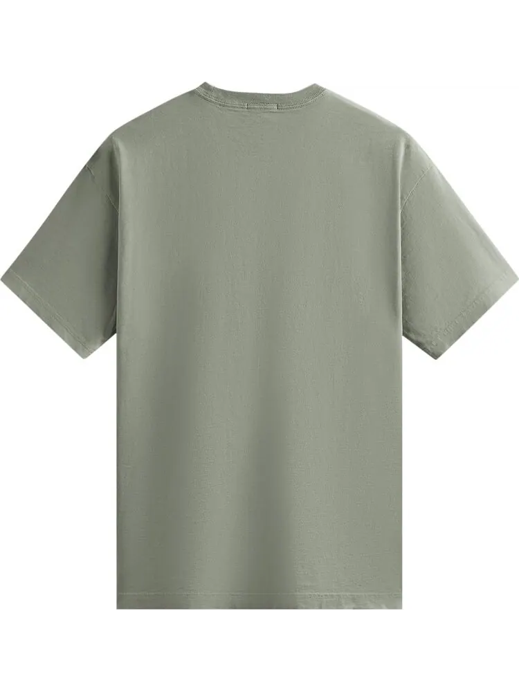 Футболка Kith 101 Vintage Tee 'Tinge' — изображение 2 из 2, зеленый
