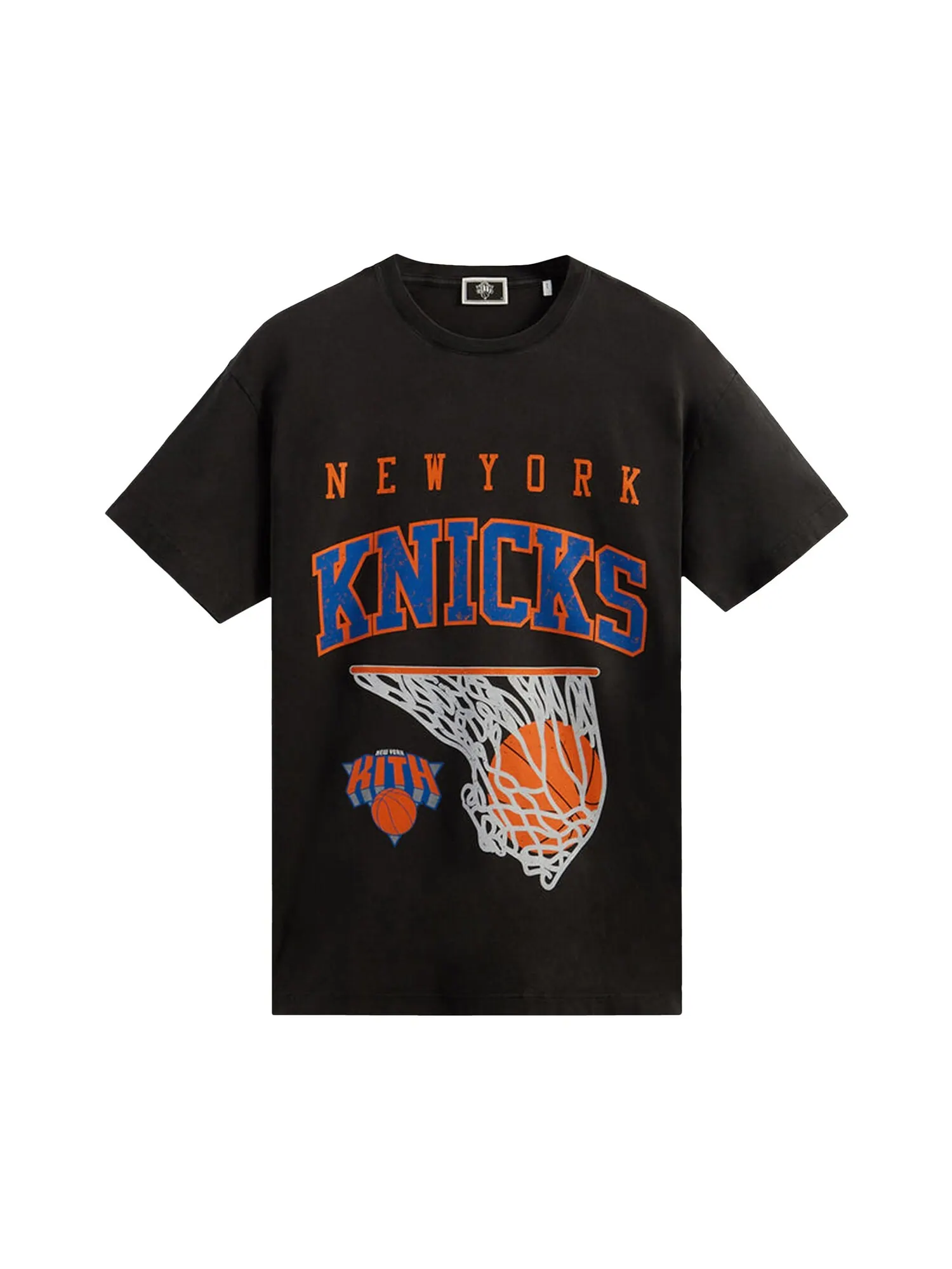 Винтажная баскетбольная футболка Kith For New York Knicks — изображение 1 из 1, черный