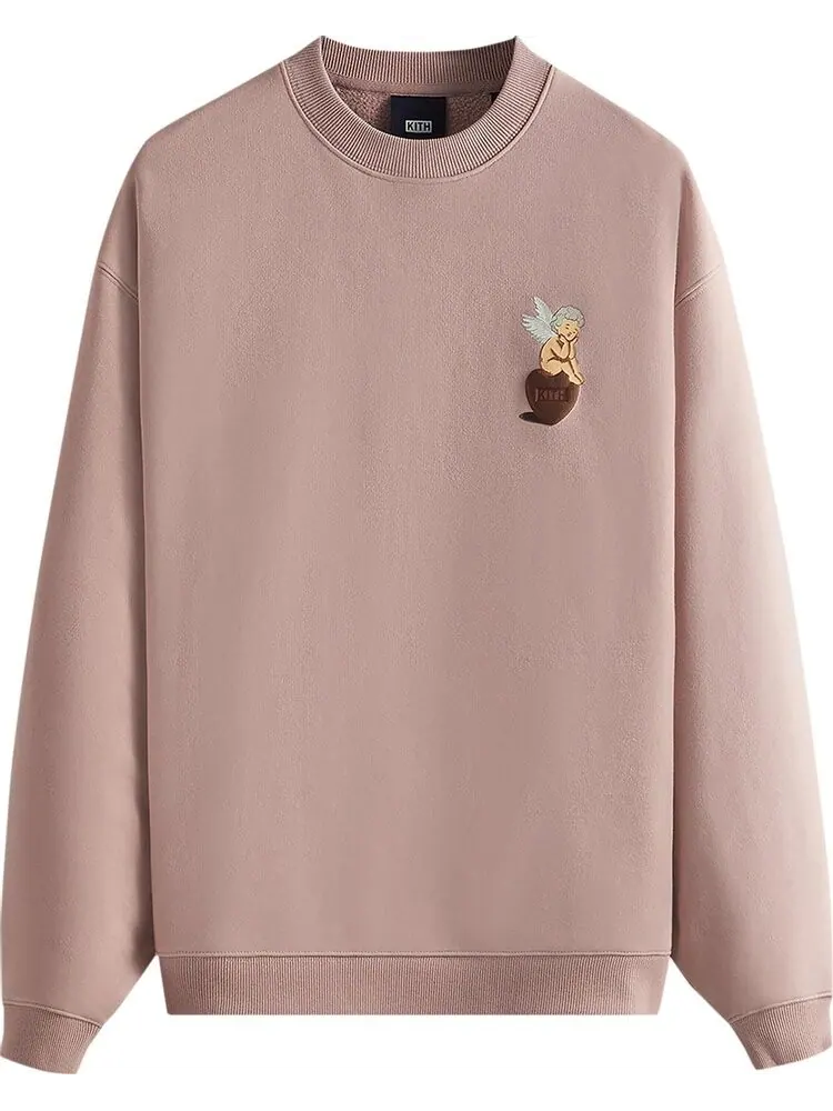 Толстовка Kith Cupid III Crewneck 'Morganite' — изображение 1 из 2, розовый