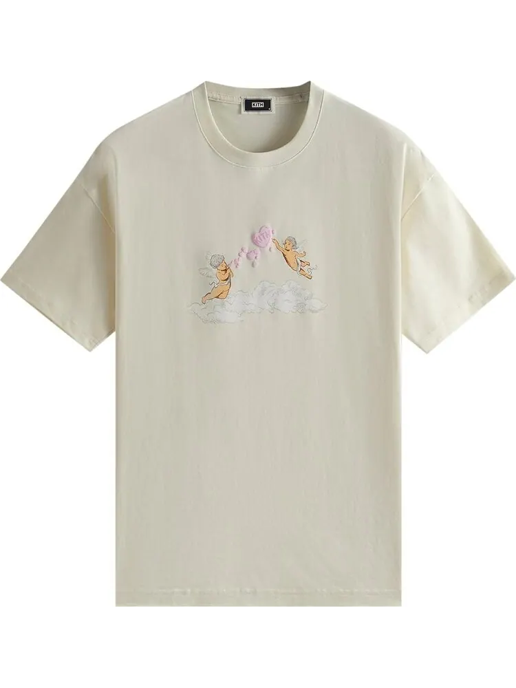 Футболка Kith Cupid III Vintage Tee 'Sandrift' — изображение 1 из 2, желтый