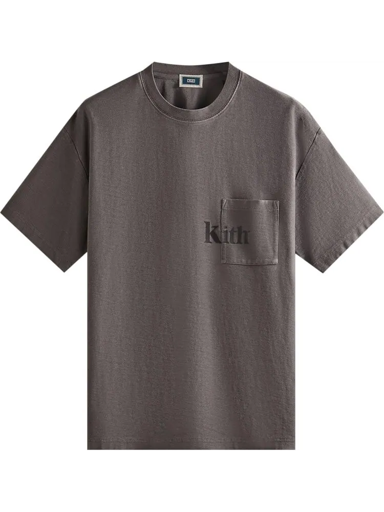 Футболка Kith Quinn Tee 'Hurricane' — изображение 1 из 2, серый