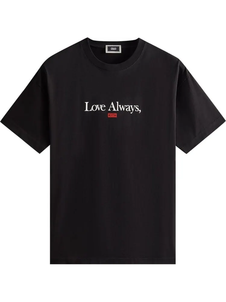 Футболка Kith Love Always Tee 'Black' — изображение 1 из 2, черный
