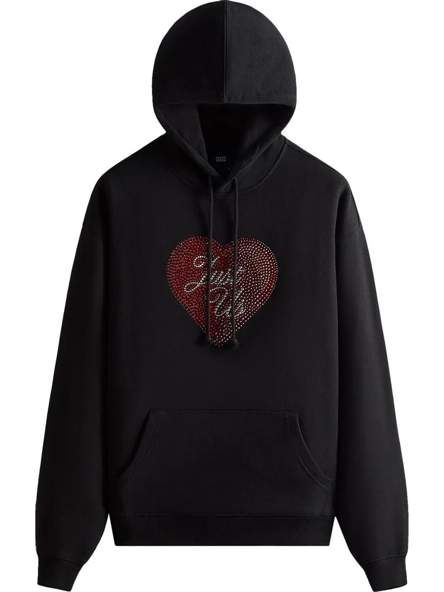 Худи Kith Just Us Hoodie With Swarovski® Crystals 'Black' — изображение 1 из 2, черный