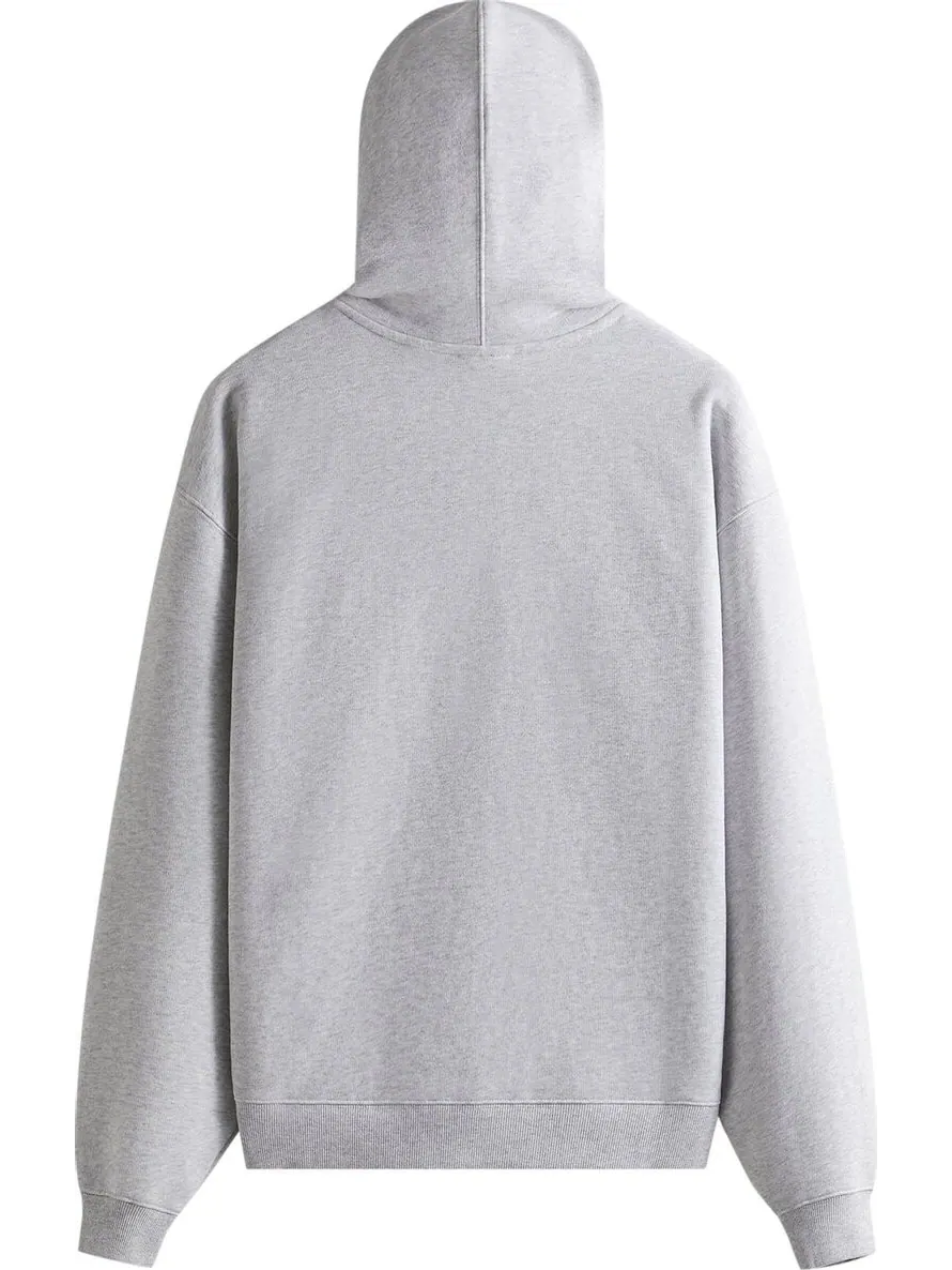 Худи Kith Just Us Hoodie With Swarovski® Crystals 'Light Heather Grey' — изображение 2 из 2, серый