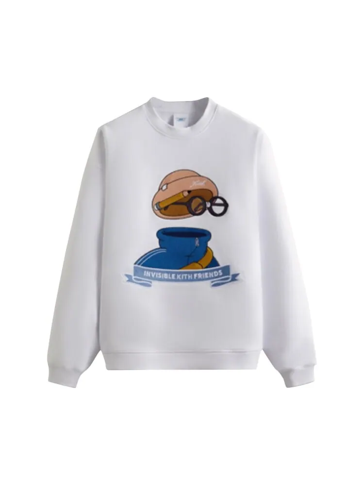 Толстовка Kith x Invisible Friends Crewneck 'White' — изображение 1 из 1, белый