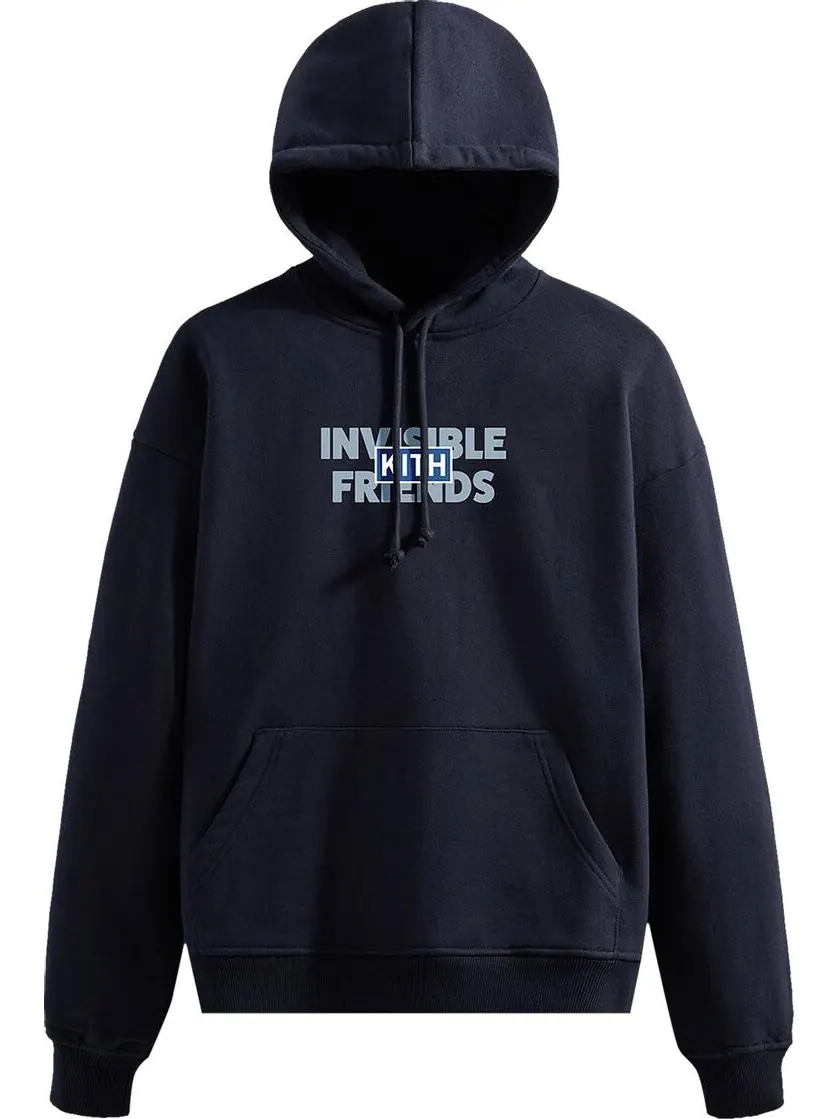 Худи Kith For Invisible Friends Hoodie 'Nocturnal' — изображение 1 из 2, синий