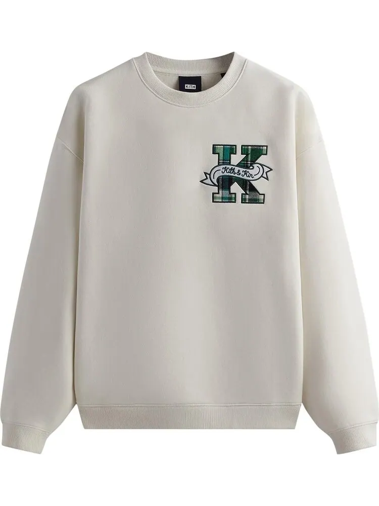 Толстовка Kith Collegiate Crewneck 'Sandrift' — изображение 1 из 2, бежевый