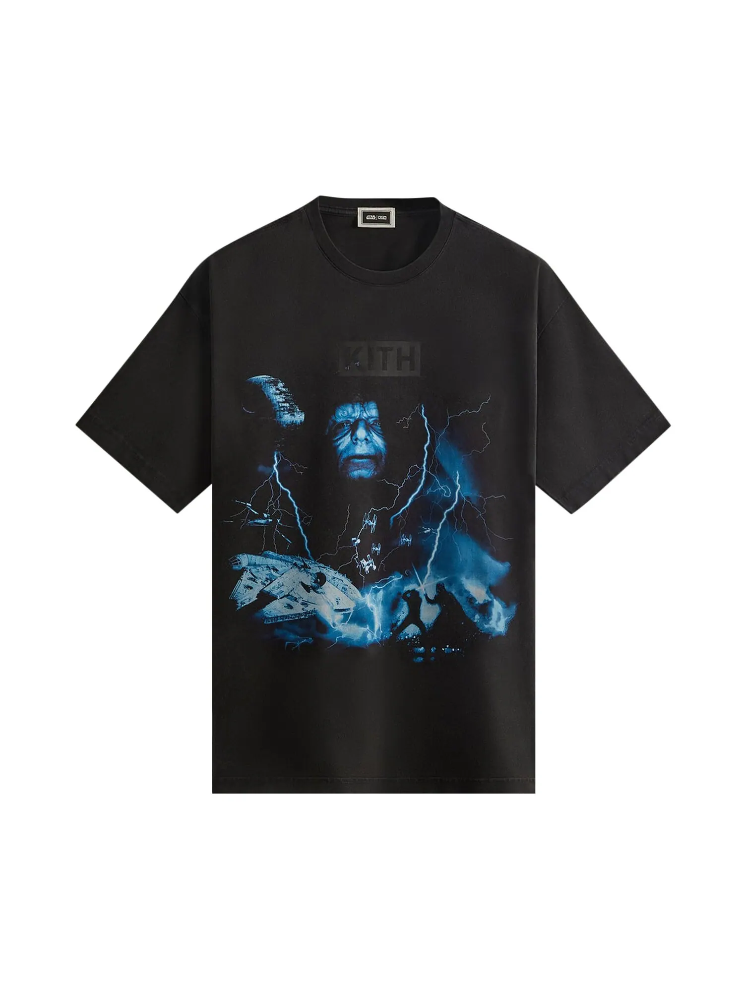 Винтажная футболка Kith x Star Wars Emperor — изображение 1 из 1, черный