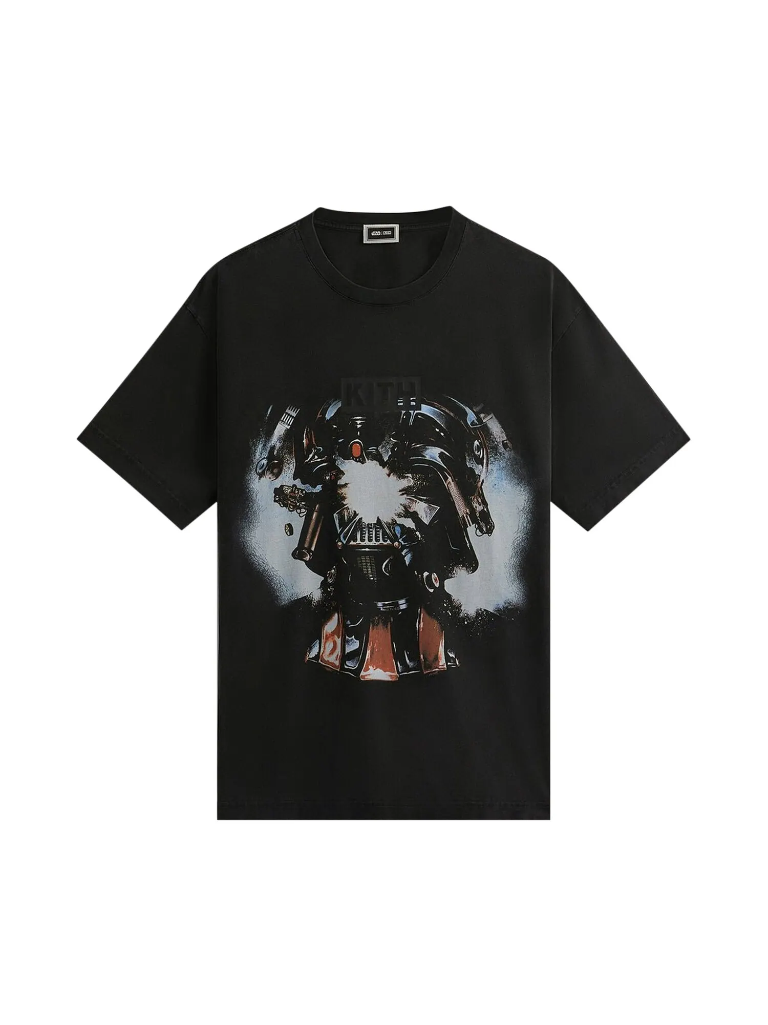 Винтажная футболка Kith x Star Wars Exploding Darth Vader — изображение 1 из 1, черный
