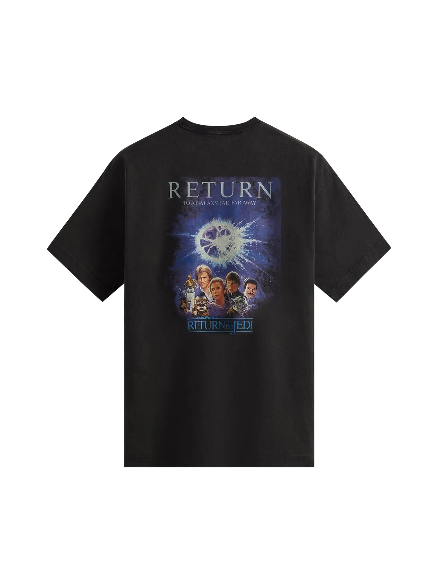 Винтажная футболка с постером Kith x Star Wars RETURN OF THE JEDI — изображение 2 из 2, черный