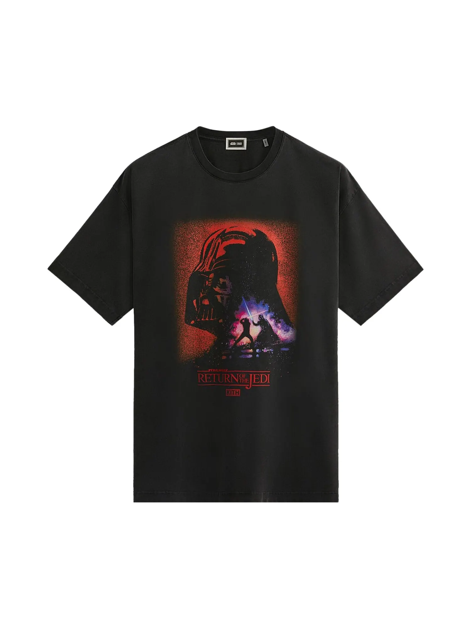 Винтажная футболка Черный с плакатом Kith x Star Wars Darth Vader — изображение 1 из 1