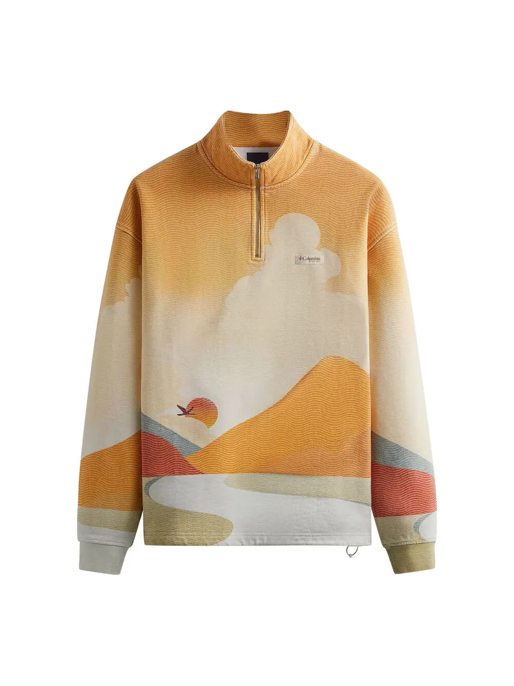 Толстовка Kith For Columbia PFG Aura Quarter Zip — изображение 1 из 6, оранжевый
