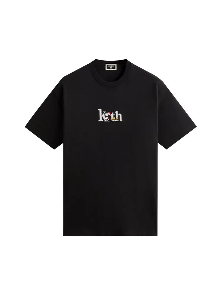 Футболка Kith For Peanuts Serif Tee — изображение 1 из 2, черный
