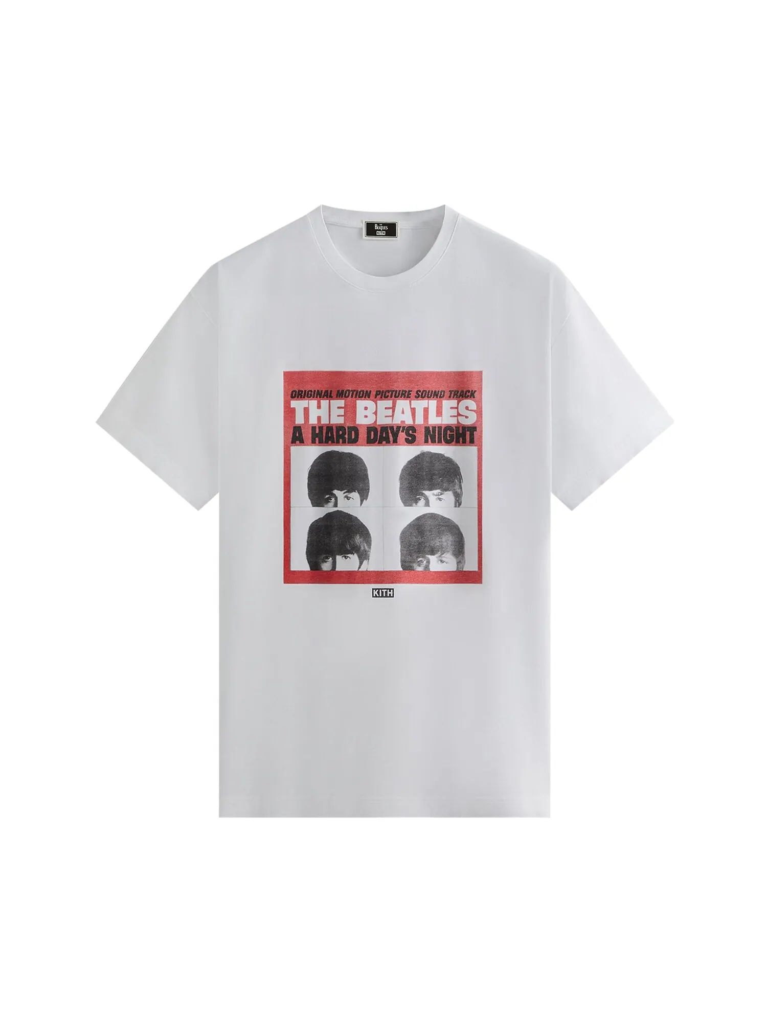 Винтажная футболка Kith For The Beatles Hard Days Night — изображение 1 из 2, белый