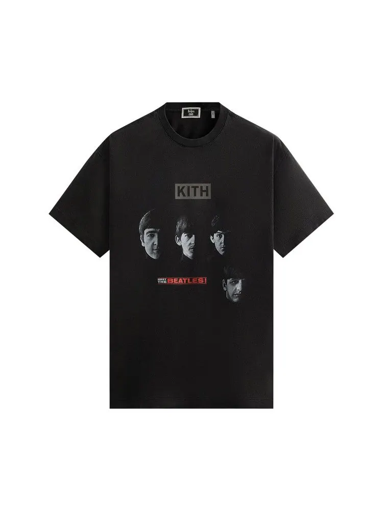 Топ Kith For The Beatles Meet The Beatles — изображение 1 из 2, черный