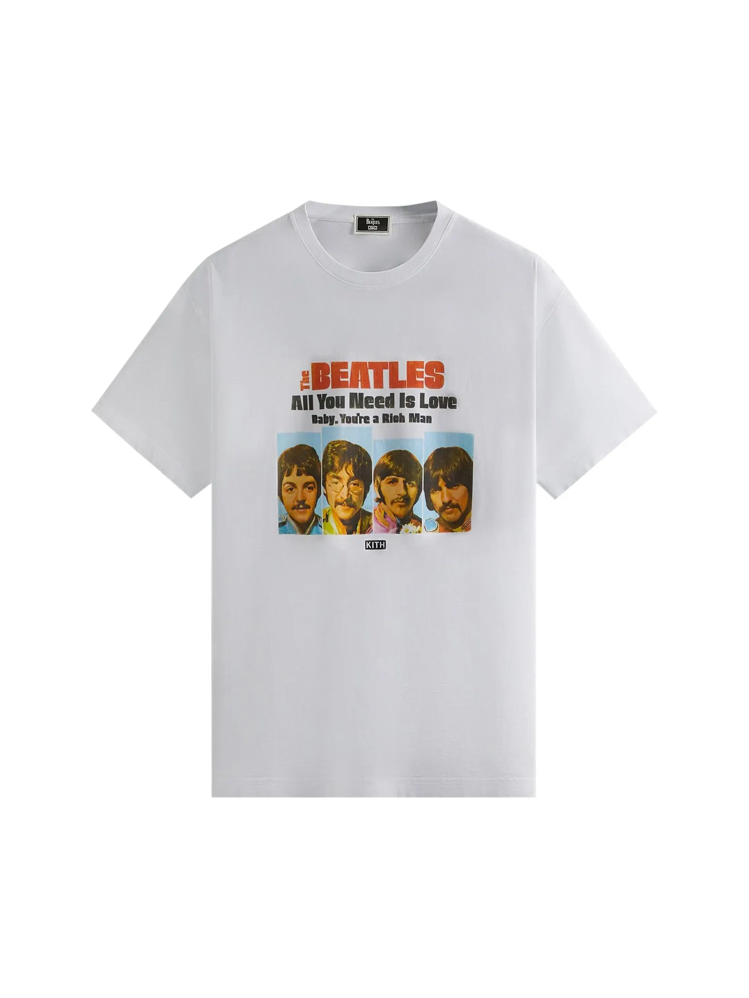 Футболка Kith For The Beatles All You Need Is Love V — изображение 1 из 2, белый