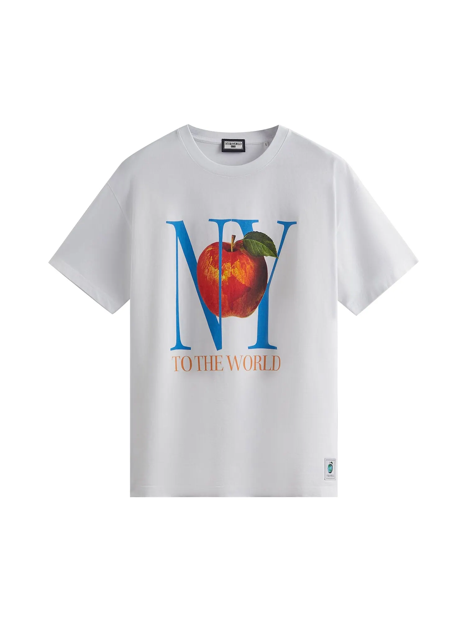 Винтажная футболка Kith New York To The World Белая — изображение 1 из 2, белый
