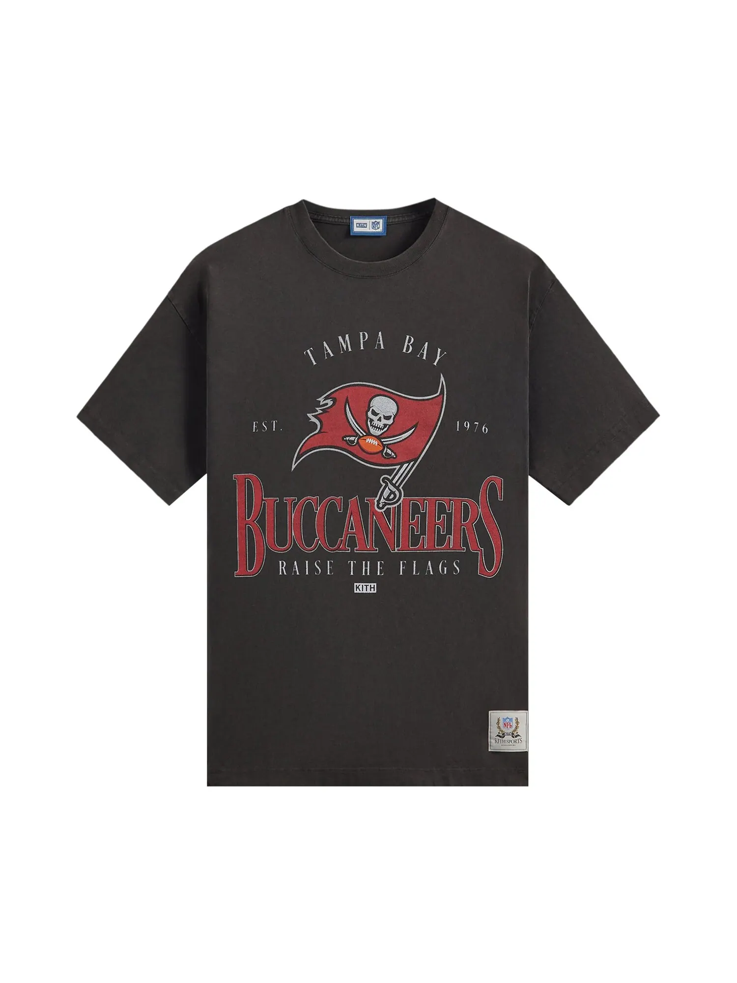 Kith For The NFL: винтажная футболка Buccaneers — изображение 1 из 2, черный
