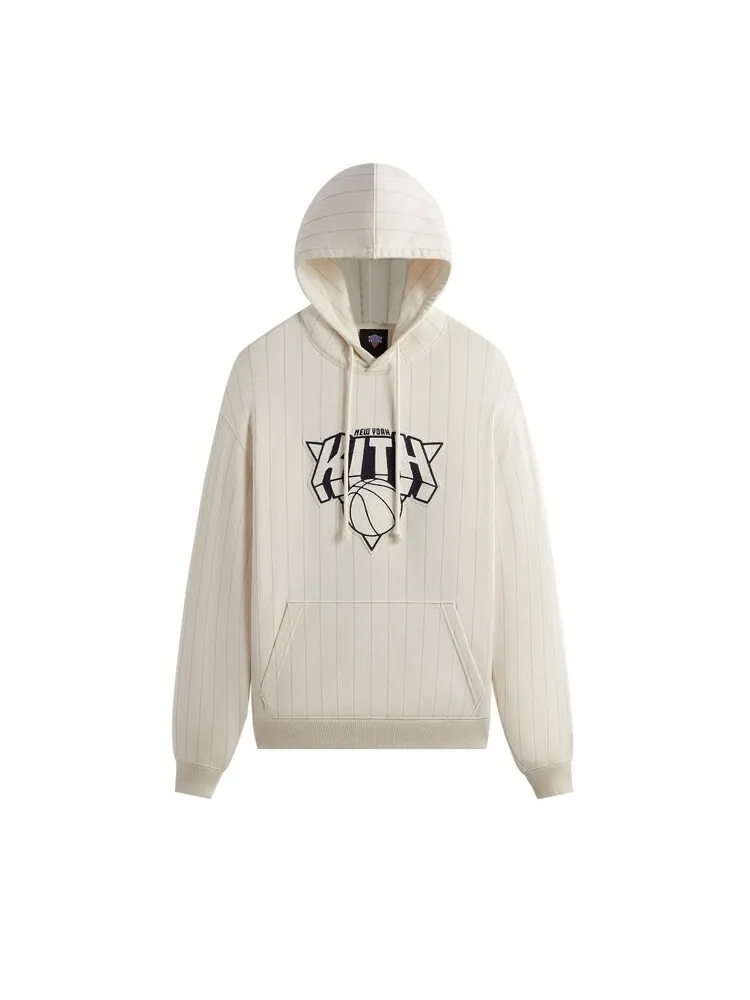 Худи Kith For The New York Knicks NY Pinstripe Williams Iii 'Sandrift' — изображение 1 из 2, бежевый