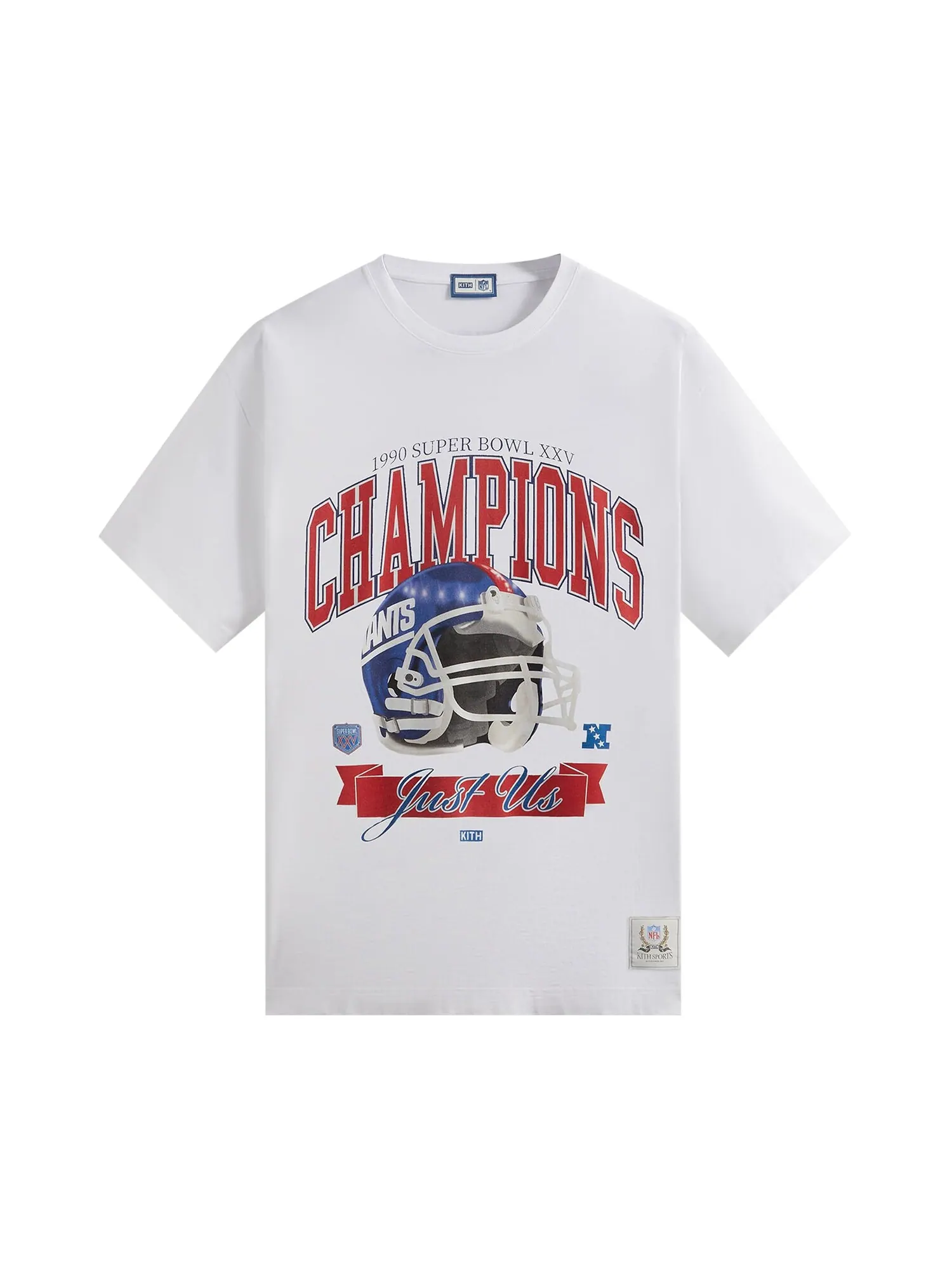 Kith For The NFL: винтажная футболка Giants Superbowl — изображение 1 из 2, белый