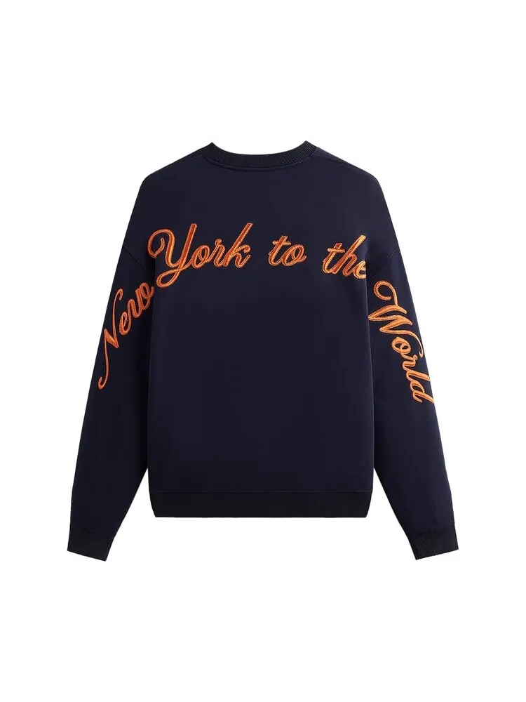 Толстовка Kith For The New York Knicks NY To The World Nelson Crewneck — изображение 2 из 2, синий