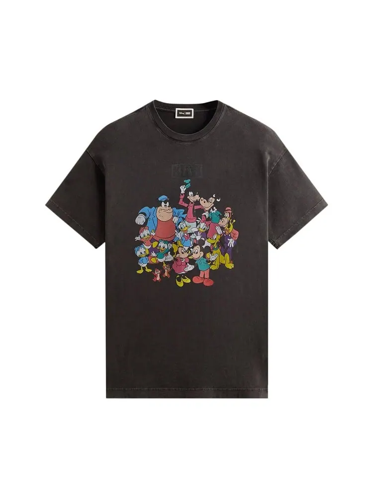 Футболка Kith For Mickey & Friends Vintage 'Black' — изображение 1 из 2, черный
