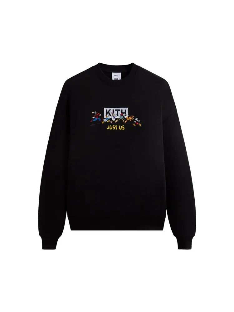 Толстовка Kith For Mickey & Friends Family Crewneck — изображение 1 из 2, черный