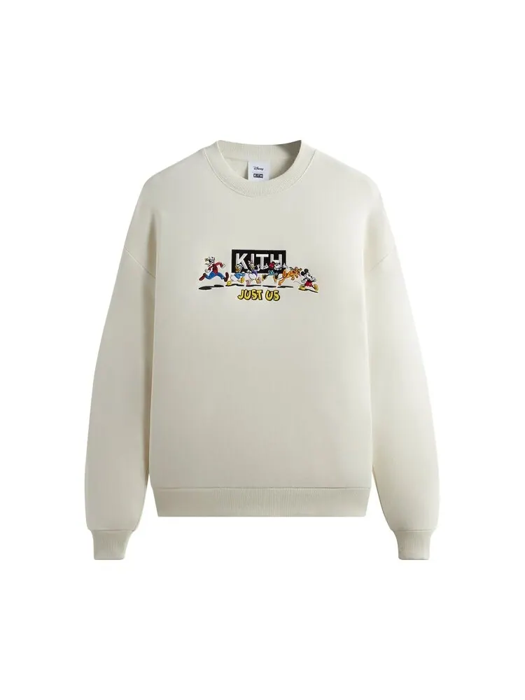 Толстовка Kith For Mickey & Friends Family Crewneck — изображение 1 из 2, бежевый