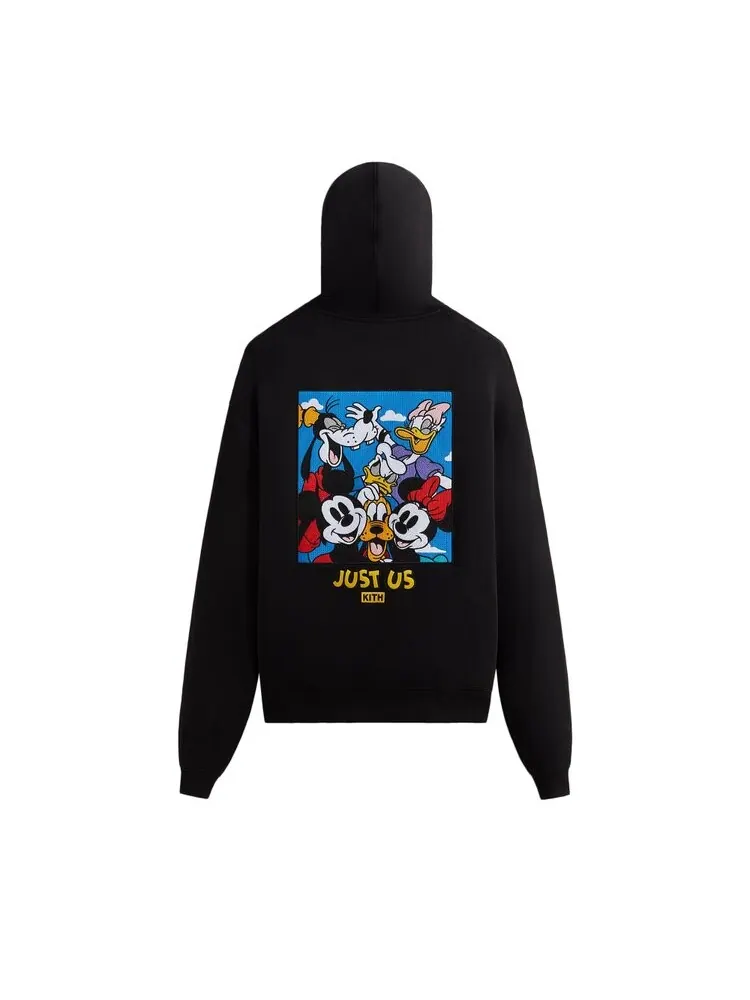 Худи Kith For Mickey & Friends Family Portrait Vintage 'Black' — изображение 2 из 2, черный