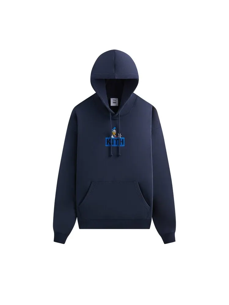 Худи Kith For Mickey & Friends Cyber Monday Donald Duck Classic Logo 'Nocturnal' — изображение 1 из 2, синий