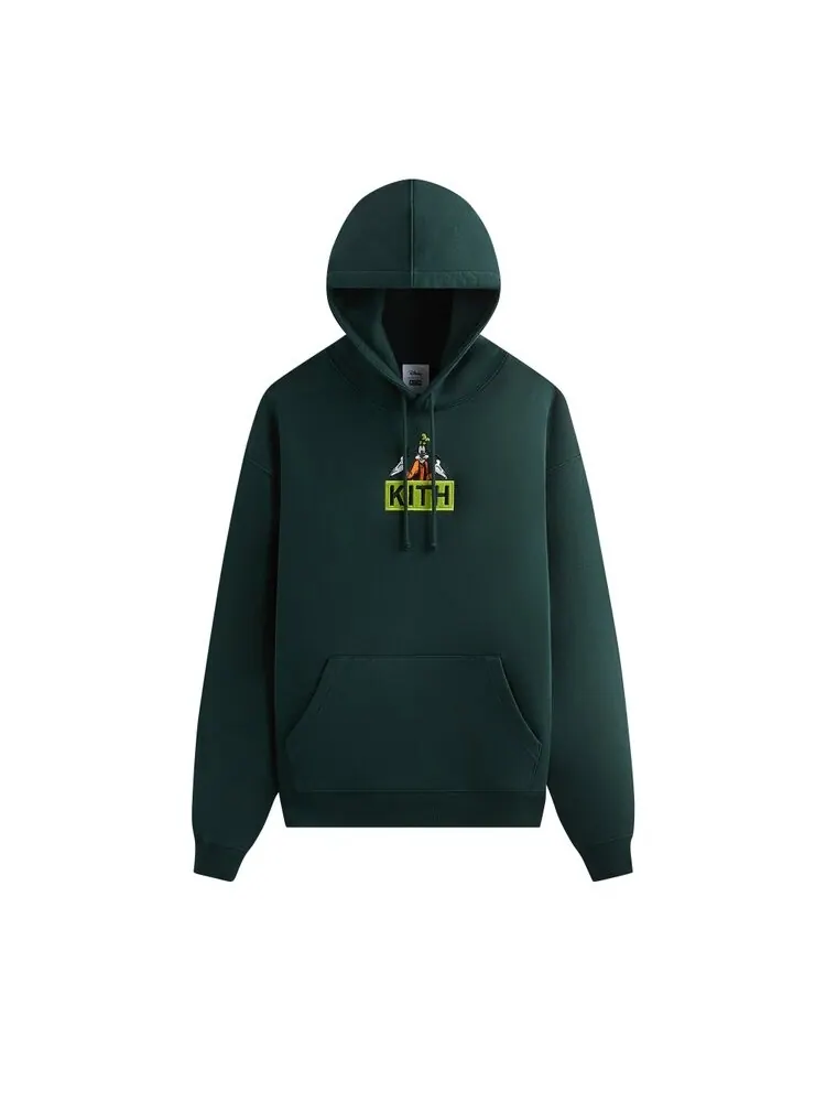 Худи Kith For Mickey & Friends Cyber Monday Goofy Classic Logo 'Stadium' — изображение 1 из 2, зеленый