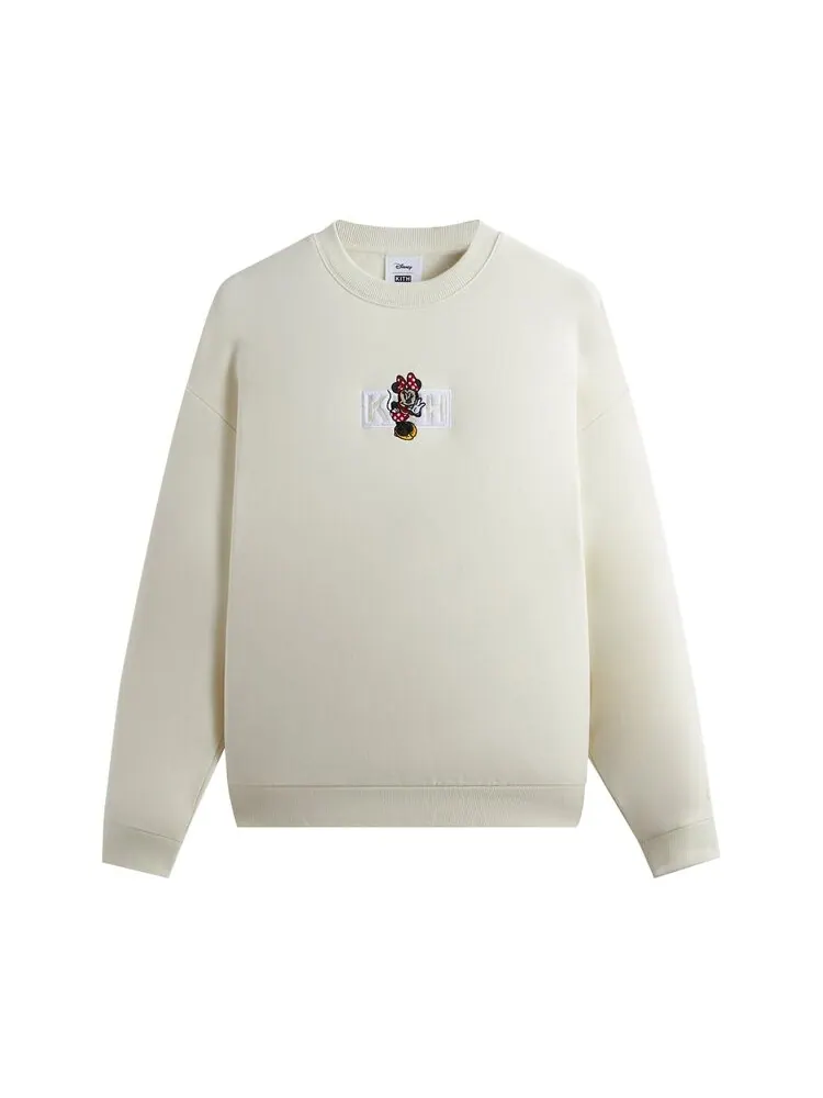 Толстовка Kith For Mickey & Friends Cyber Monday Minnie Classic Logo Crewneck — изображение 1 из 2, бежевый