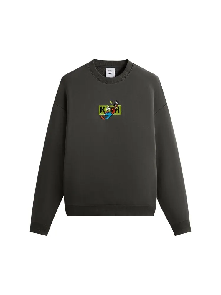 Толстовка Kith For Mickey & Friends Cyber Monday Goofy Classic Logo Crewneck — изображение 1 из 2, черный