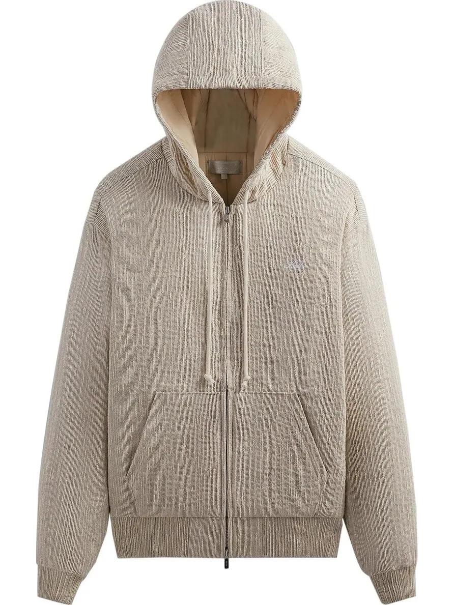Худи Kith Slub Boucle Sierra Zip 'Canvas' — изображение 1 из 2, бежевый