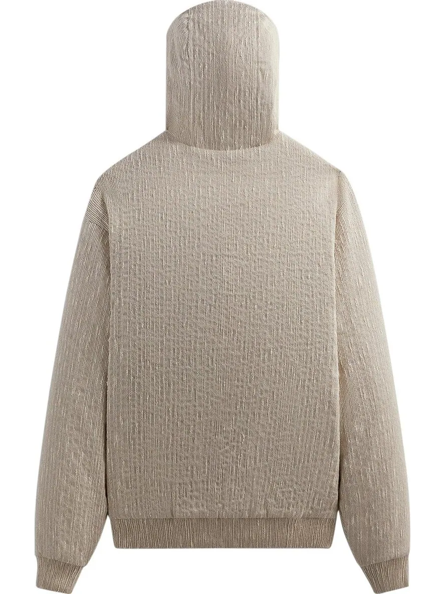 Худи Kith Slub Boucle Sierra Zip 'Canvas' — изображение 2 из 2, бежевый