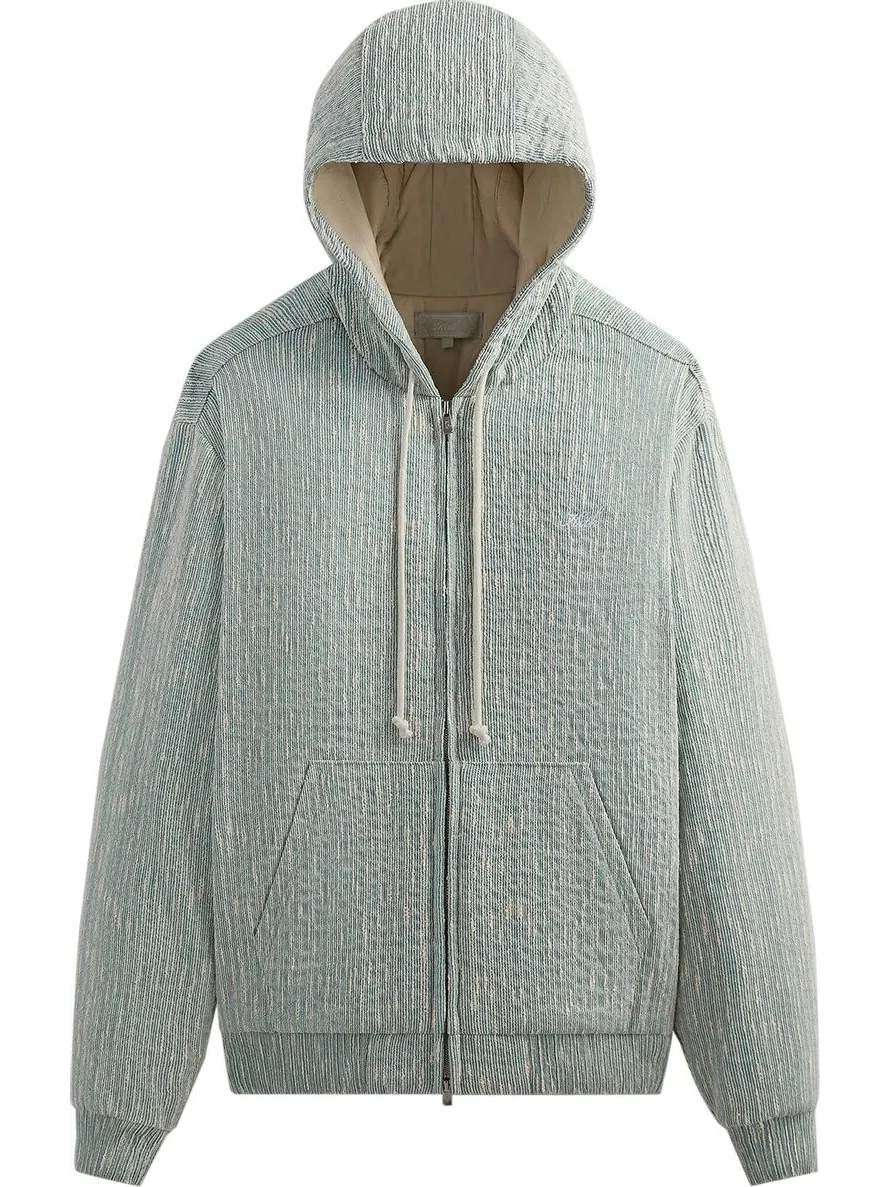 Худи Kith Slub Boucle Sierra Zip 'Glaze' — изображение 1 из 2, зеленый