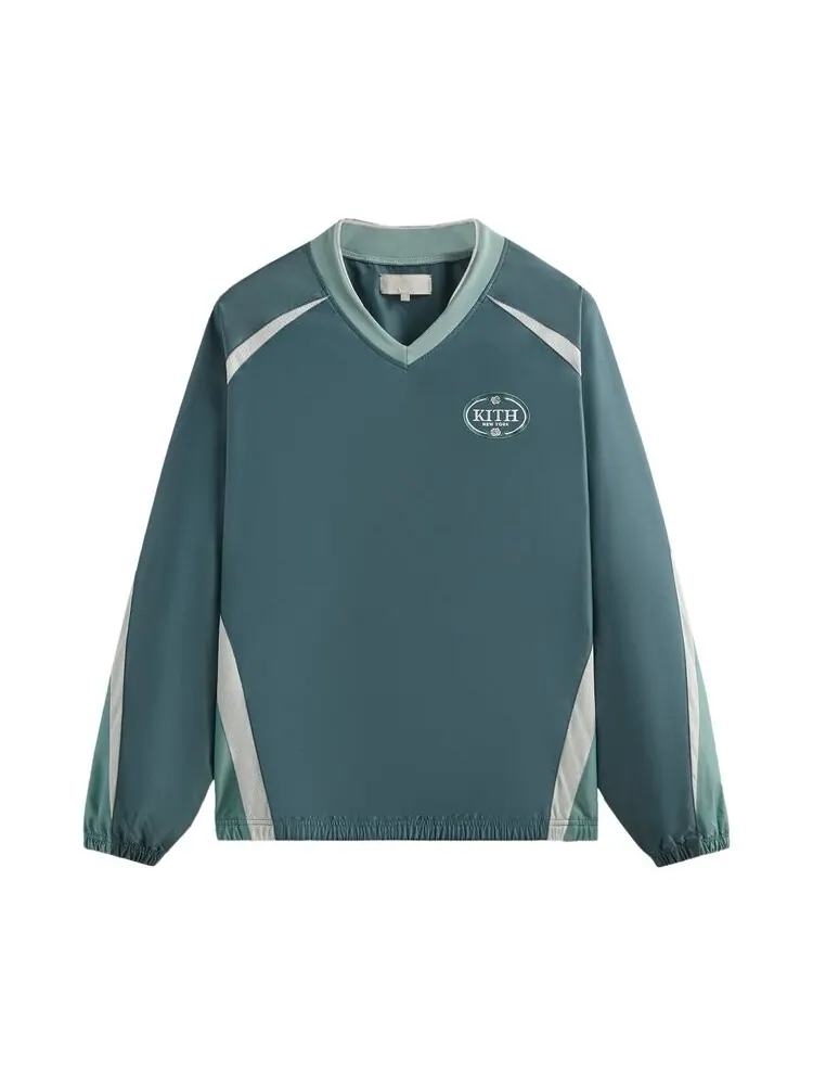 Пуловер Kith Dayton Mesh Combo Pullover — изображение 1 из 2, зеленый