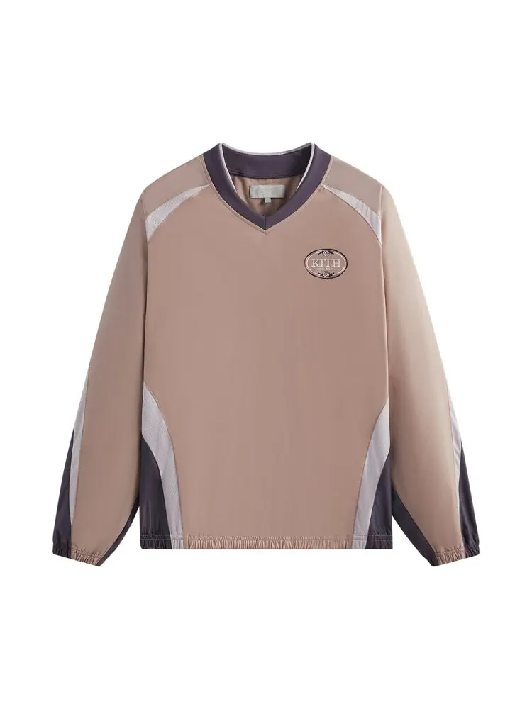 Пуловер Kith Dayton Mesh Combo Pullover — изображение 1 из 2, коричневый