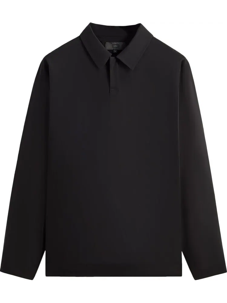 Поло Kith 101 Kayson Snap Front 'Black' — изображение 1 из 2, черный