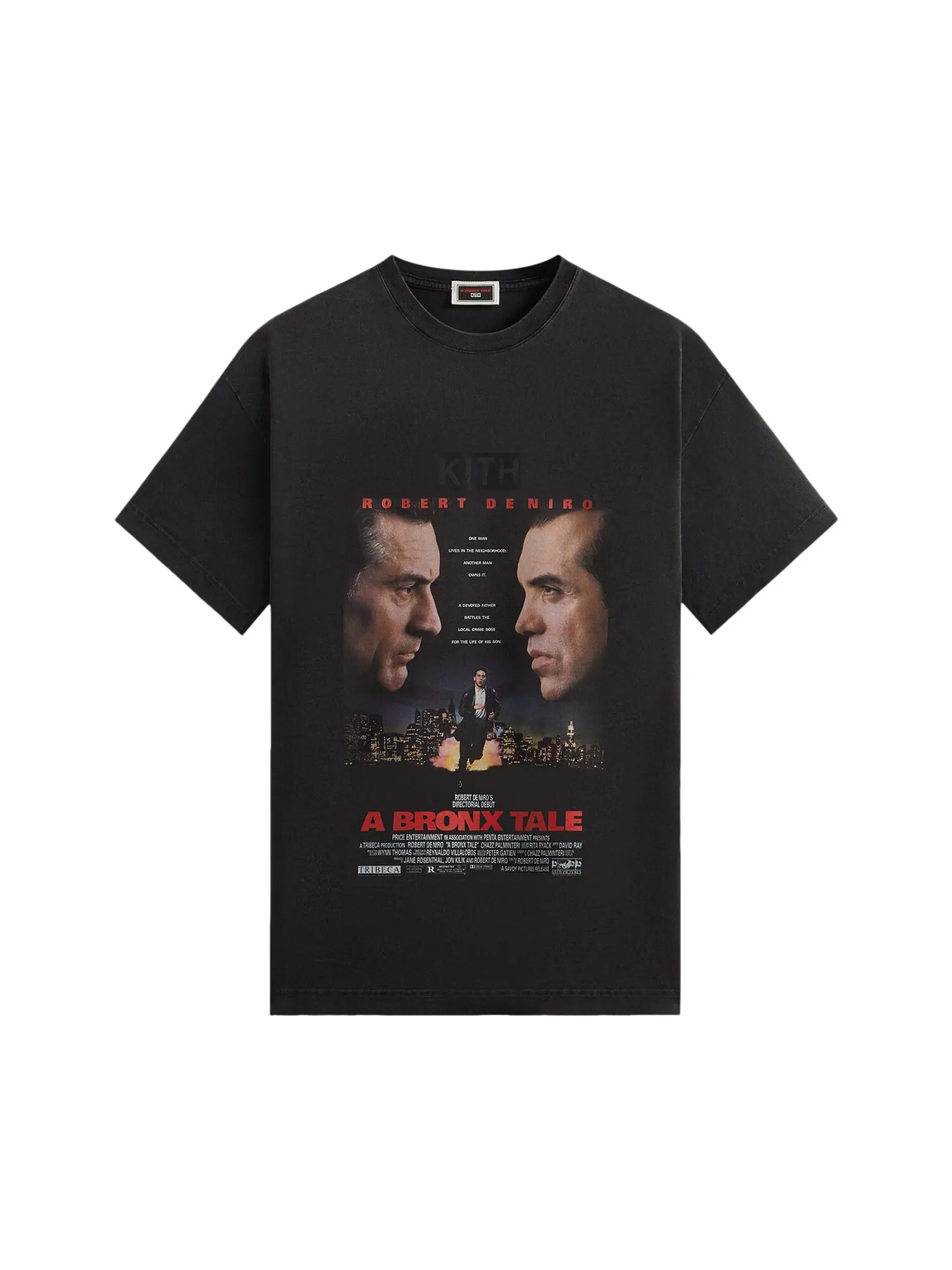 Винтажная футболка Kith For A Bronx Tale с американским плакатом — изображение 1 из 2, черный