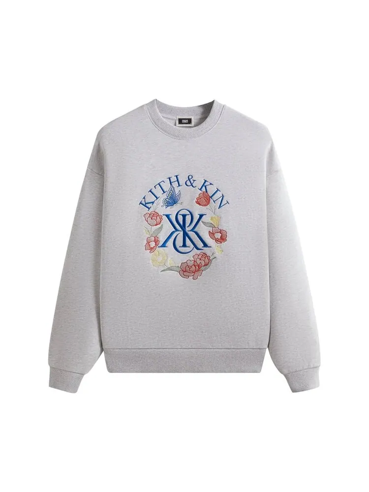Толстовка Kith K&K Monogram Nelson Crewneck — изображение 1 из 2, серый