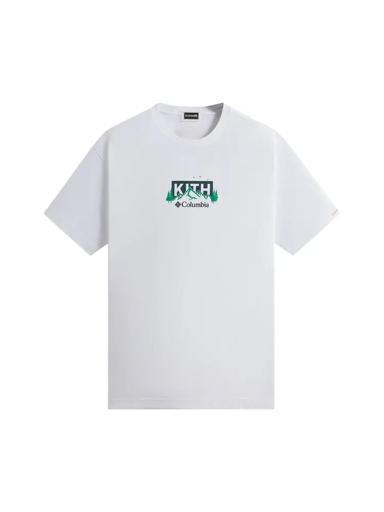 Футболка Kith For Columbia Landscape Classic Logo Tee — изображение 1 из 2, белый