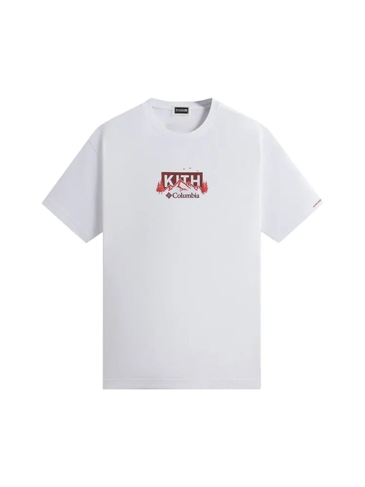 Футболка Kith For Columbia Landscape Classic Logo Tee — изображение 1 из 2, белый