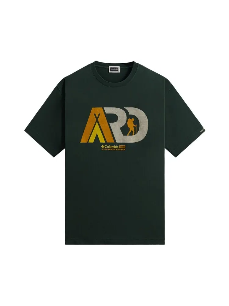 Футболка Kith For Columbia Ard Vintage Tee — изображение 1 из 2, зеленый