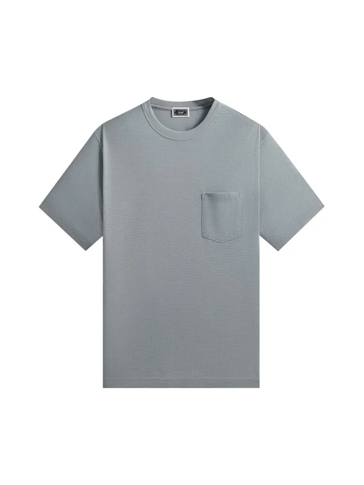 Футболка Kith Pointelle Mesh Leonard Pocket Tee — изображение 1 из 1, синий