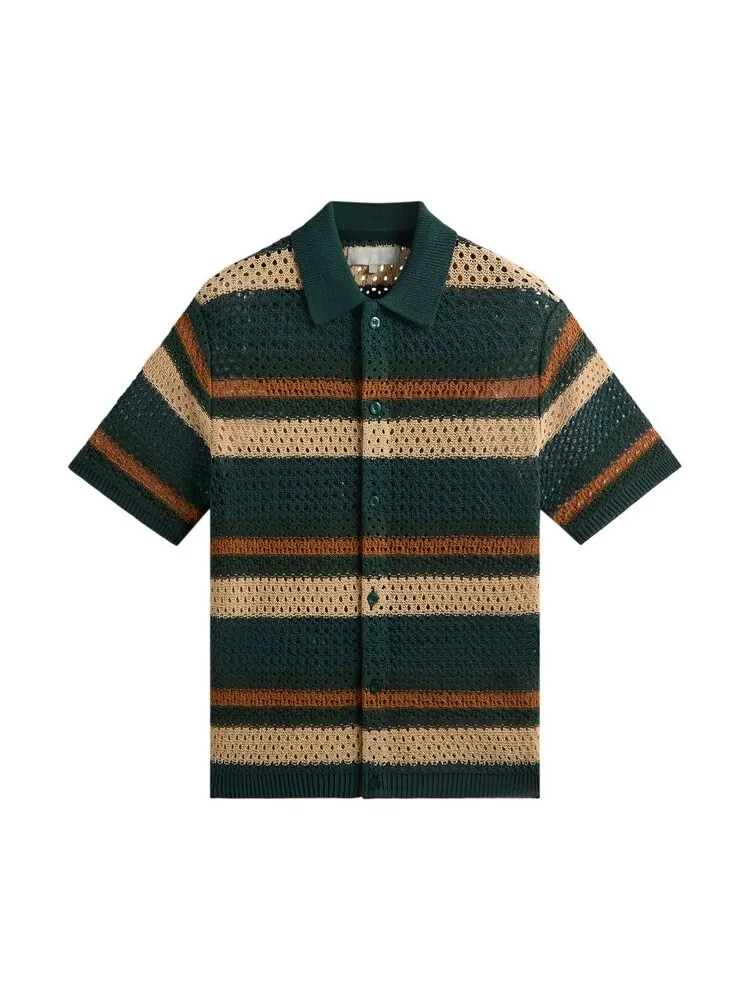 Рубашка Kith Thompson Crochet Button Down Shirt — изображение 1 из 1, мульти