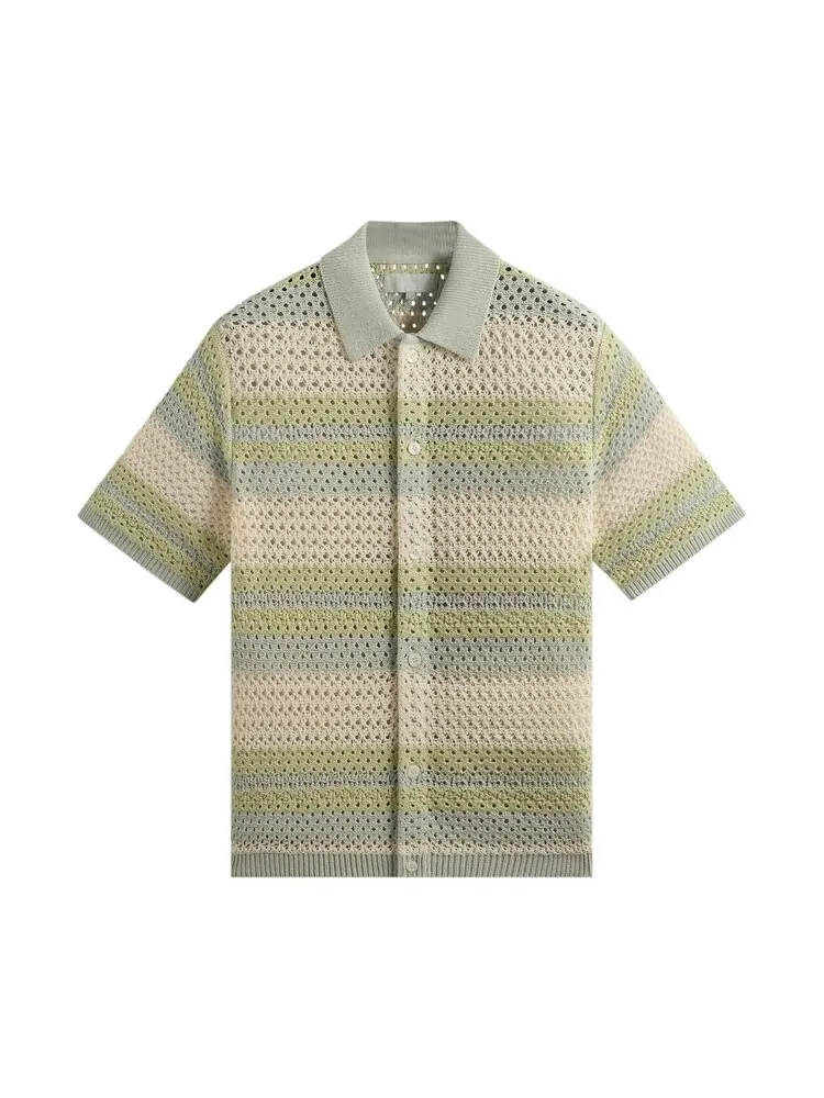 Рубашка Kith Thompson Crochet Button Down Shirt — изображение 1 из 1, мульти